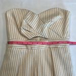 Topshop • Striped • Twist Bandeau Jumpsuit • Size 2 Photo 9