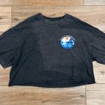 PacSun  (J. GALT) Ocean Waves Graphic Cropped Casual Short Sleeve Tee | Medium Photo 1