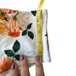 Cupshe  Swim Bikini Bottom Women's Size XL White Floral Tropical Beach Vacation Photo 5
