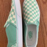 Vans Light Green/Off White Checkered Photo 0