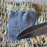 Sky And Sparrow  Yellow Ditsy Floral Crop Top Baby Tee Blouse Size Medium Photo 3