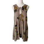 Free People  light purple floral tie-front mini dress size S Photo 1