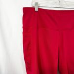 Adrienne Vittadini  Sport Plus Size 3X Bik Shorts Red Athletic Side Pockets 343 Photo 2