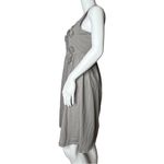 Garnet Hill Womens Florette Tank Dress Gray Fit & Flare Sleeveless Scoop Neck Photo 2