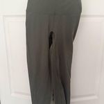 Amazon Lemedy Women Naked Feeling Olive Green Leggings & Sports Bra Tank Set M Photo 9