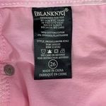 BLANK NYC  Pink Stretch Denim Barbiecore Shorts, Size‎ 26, Cotton & Spandex Photo 5