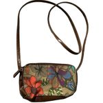 Jaclyn Smith  Orange Floral Paisley Crossbody Bag Photo 1