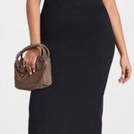 Staud Georgina Bustier Bow Maxi Cocktail Sheath Dress Black 12 NWT Photo 0