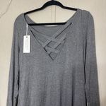 Simply Southern  NWT gray strappy back dress Photo 2