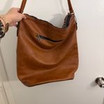 Source Unknown Women's Leather Brown Studded Shoulder Bag Photo 7