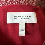 Derek Lam 10‎ Crosby Silk Ruffle Mini Skirt Size 2 EUC Red Photo 2