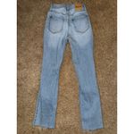 Hollister Ultra High Rise 90s Vintage Straight Jeans Light Wash Ripped Size24X29 Photo 1
