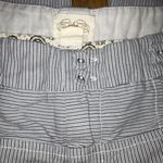 Anthropologie PRE OWNED $88 Stripped Cropped Pants 0 Photo 3