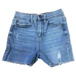 Mudd Flx Stretch High Rise Jean Jegging Distressed Denim Shorts Photo 9
