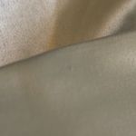 BHLDN Anthropologie Strapless Green Satin Dress Ruched Knee Length Size Med NWT Photo 13