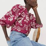 Fat Face UK NWT ImogenāBroserie eyelet blouse 2 Pink Photo 1