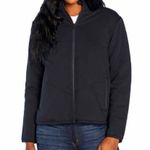 Anthropologie Anthropology THREE DOTS Full Zip Quilted Knit Jacket Black Size L Photo 4