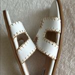 Forever Link  White Slide H-Cut Faux Leather Slip on Sandals Size 7 in White Photo 4