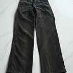 Vintage Whittall & Shon Black Snakeskin Pattern PVC Pants Size 4 Photo 0