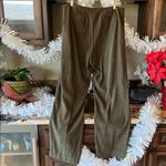 Elliott Lauren Pants Faux Suede Olive Green Slacks Womens 14 Chino Photo 6