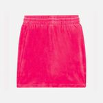ADIDAS WOMENS SKIRT JEREMY SCOTT VELOUR SKIRT pink medium YTK Photo 1