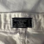 Abercrombie & Fitch  distressed vintage mini skirt white denim Photo 4