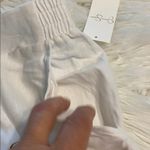 Jessica Simpson  White Linen Trousers size L brand new two front pockets Photo 7