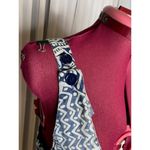 jumpsuit tribal urban overall 1980s navy blue white Size 12 Photo 8