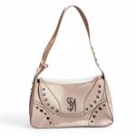 Steve Madden  Shoulder Bag Y2K Light Pink Studded Top Handle Handbag Purse Photo 3