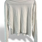 Aerie  White Crewneck Long Sleeve Top- Size X Small Photo 0