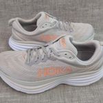Hoka ONE ONE Bondi 8 Harbor Mist Rose Gold Grey Womens Run Comfort Sneaker 12B Photo 11