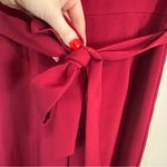 Alex Marie | Red Flutter Sleeve Tie Waist Formal Jumpsuit Size 6 Photo 4