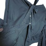 Free People Women’s Bow Tie Bell Sleeve So Obviously Yours Black Top Photo 5