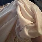 Free People  Blush Velvet Puff Sleeve Top NWOT small Photo 9