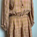 Petal and Pup Petal + Pup ‘Sorah’ Plaid Long Sleeve Cinched Waist Above Knee Dress Size 4 Photo 7