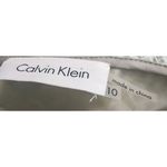 Calvin Klein  Women's Size 10 Laser Cut‎ White Mini Dress Photo 1