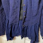 Anthropologie White Crow navy blazer small Photo 5