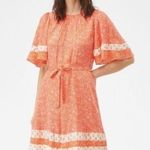 Rebecca Taylor Block Print Mix Silk Jacquard Dress Womens Size 4 Photo 0