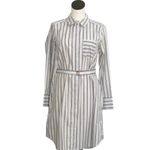 Calvin Klein NWT Striped Belted Shirt Dress Photo 1