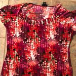 East 5th  Large Petite patterned dress top Photo 2