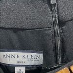 Anne Klein Black Sleeveless Mini Dress Tortoise Shell Detail Photo 9