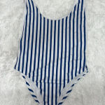 NWT Demi’s Nautical Strip Swimsuit Blue Size XL Photo 0