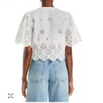 Lucy Paris  Loray Embroidered Shirt white sz XS NWT $88 Photo 5