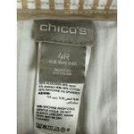 Chico's  Women's 4R US 20 Beige Striped Classic‎ Fit Pants Career Casual Photo 2
