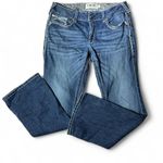 Ariat  REAL Denim Mid Rise Bootcut Jeans Blue Stitching Women Size 32s Photo 0