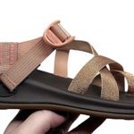 Chacos Chaco Z/Cloud Strappy Sandals Metallic Rose Size 7 Vacation Outdoor Athleisure Photo 8