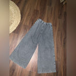 Grade & Gather  denim wide leg dark gray wide leg jeans high waist M casual fall Photo 8