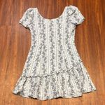 Love Shack Fancy Solus Ruffled Floral Print Crepe Mini Dress Photo 1