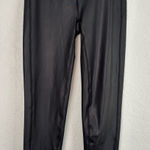 NEW Ralph Lauren Black Label Faux Leather Leggings Glam Mobwife Boss Holiday Size XS Photo 0