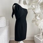 Dress the Population Tiffany One Shoulder Bow Midi Sheath Dress Photo 3